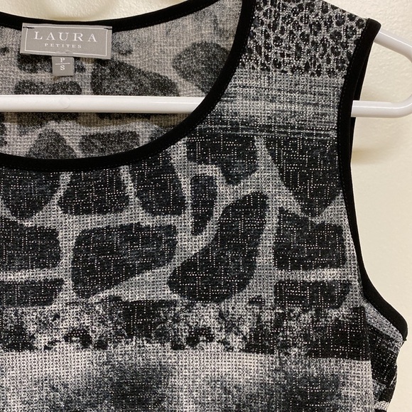 SHIMMERY ANIMAL PRINT TANK - Picture 3 of 8